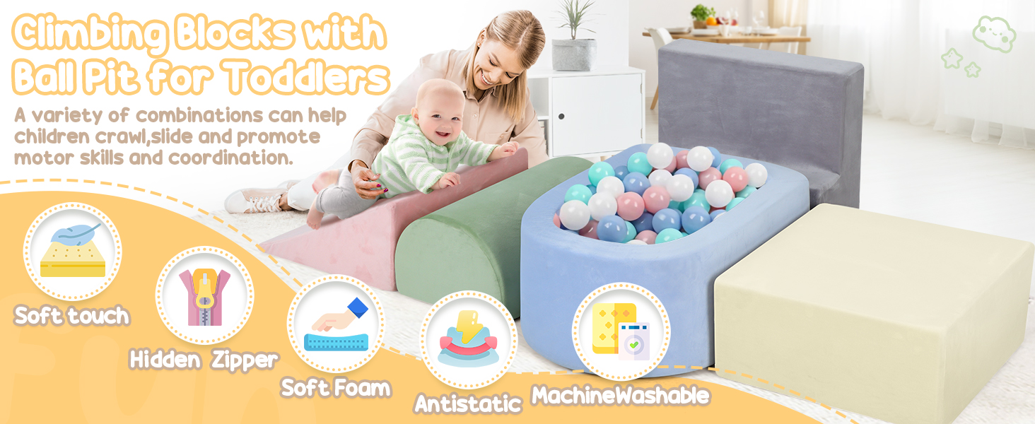 soft play climbing for toddlers