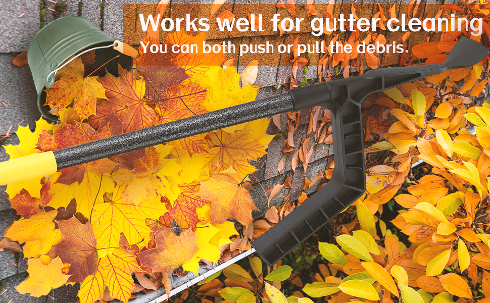 Gutter Cleaning Tools From the Ground 8 FT, Long Reach Roof Gutter