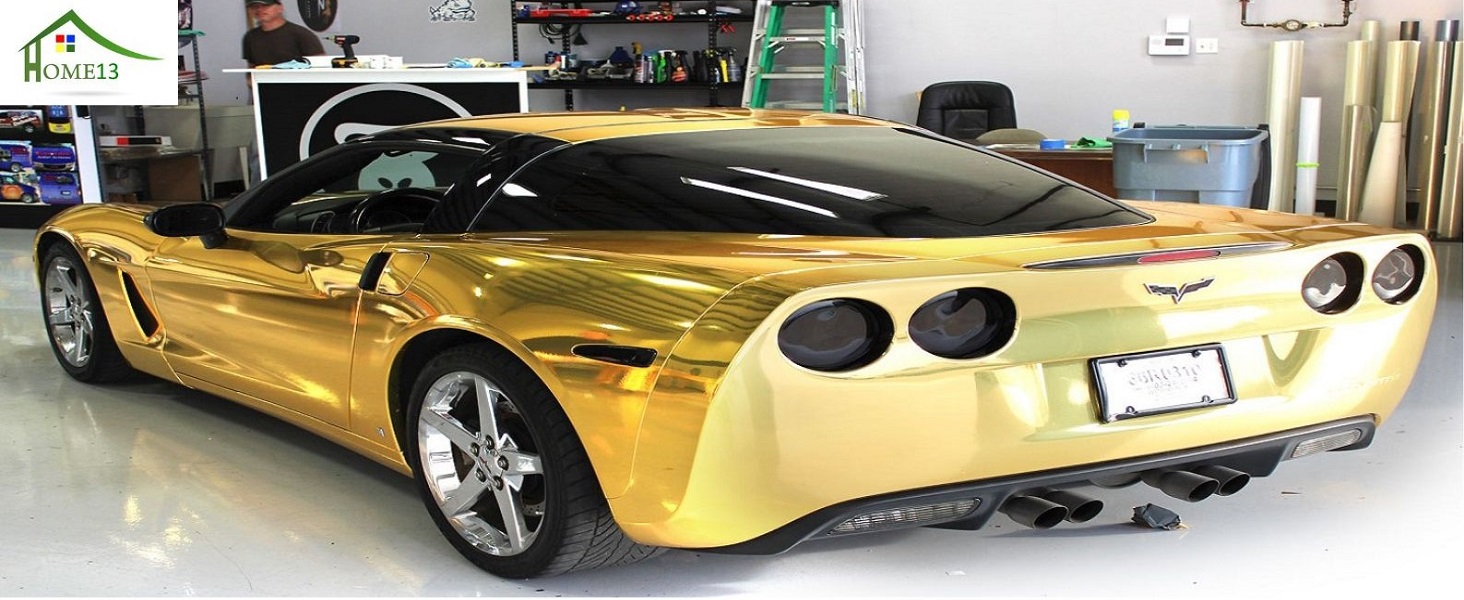 gold chrome wrap