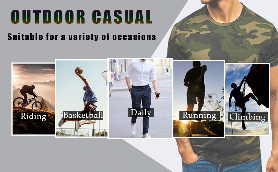 Casual Summer Camouflage Short Sleeve Shirt