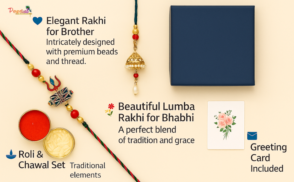 rakhi for brother and bhabhi kundans for craft work pearls for craft rakhi for bhabhi  combo set