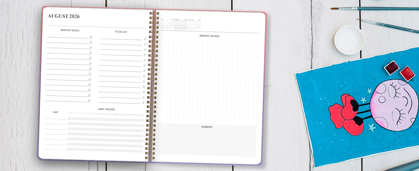  Monthly Planner 2025-2026