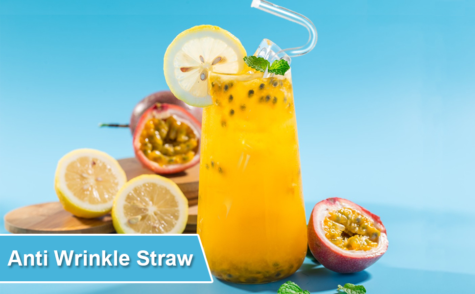 Anti Wrinkle Straw, Reusable Anti Wrinkle Drinking Straw