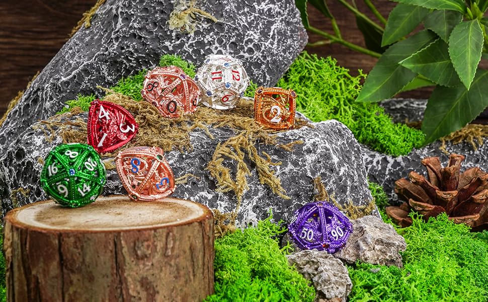 DND Dice Set Dungeons and Dragons Dice Set D&D Polyhedral