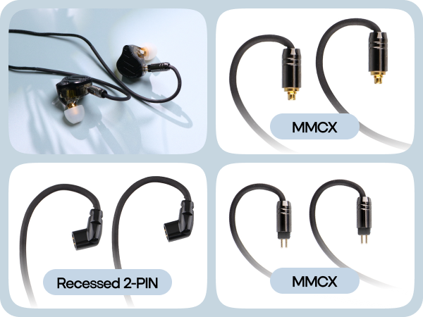 Amazon | LINSOUL TRIPOWIN Zomburイヤホン用ケーブル 3.5mm