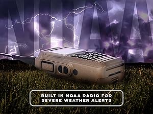Built in NOAA radio tan