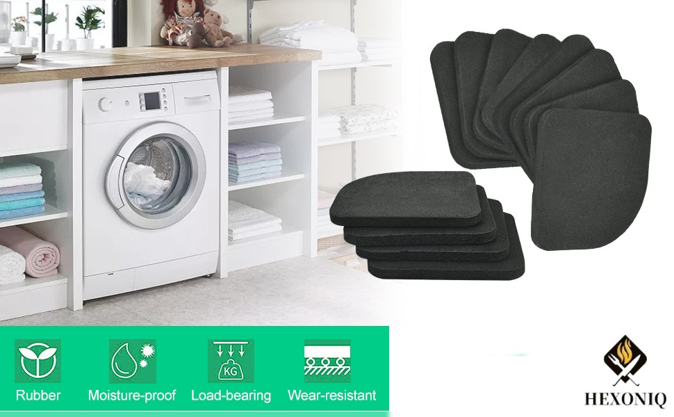 HEXONIQ® Anti Vibration Pads Rubber Mats Multifunctional Non Slip