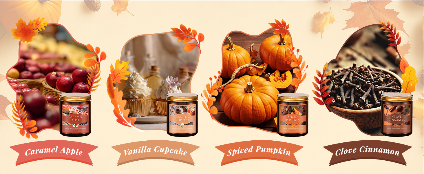 fall candles set