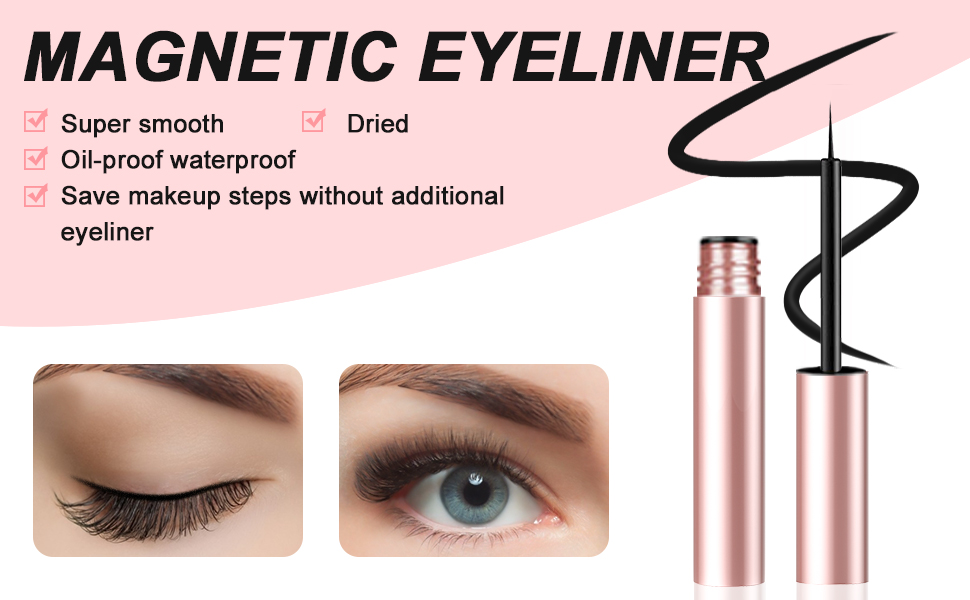 magnetic waterproof reusable eyelashes