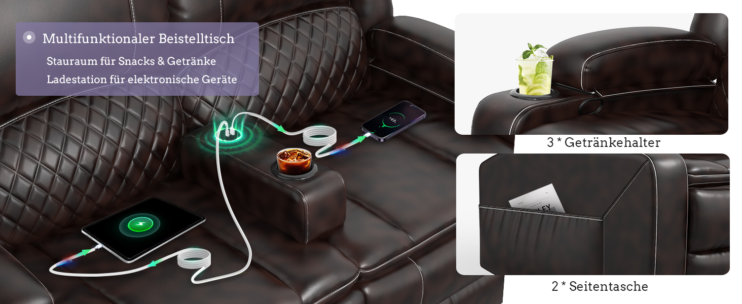 SQUEBILIFE 2-Sitzer-Sofa