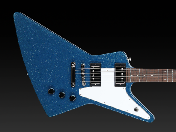 Amazon.com: Epiphone EXCLUSIVE Explorer, Purple Sparkle