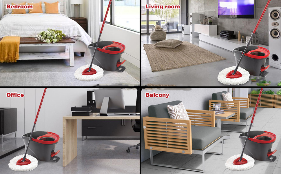 5 Pack Mop Replacement Heads ,Spin Mop Replacement Head Mop Refill