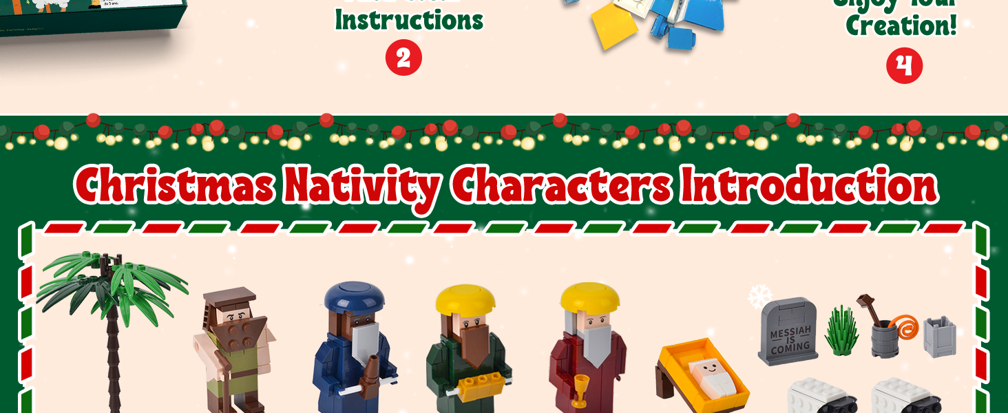 Nativity Advent Calendar 2025 Kids