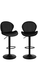 Lot de 2 tabourets de bar