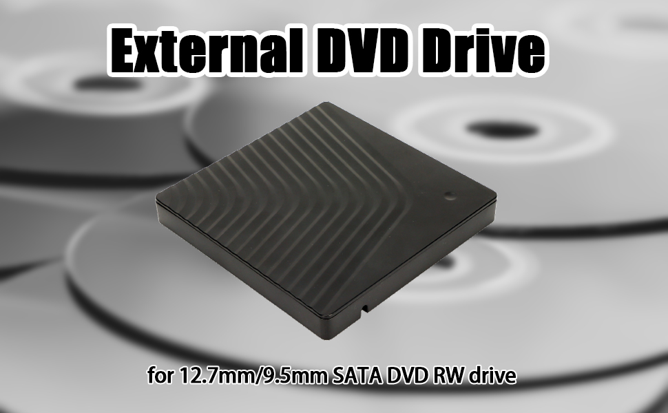 Externes DVD-Laufwerk, Abnehmbares USB3.0/USB2.0-Laptop-Gehäuse für ...