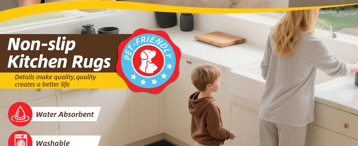 Non-slip Kitchen Rugs