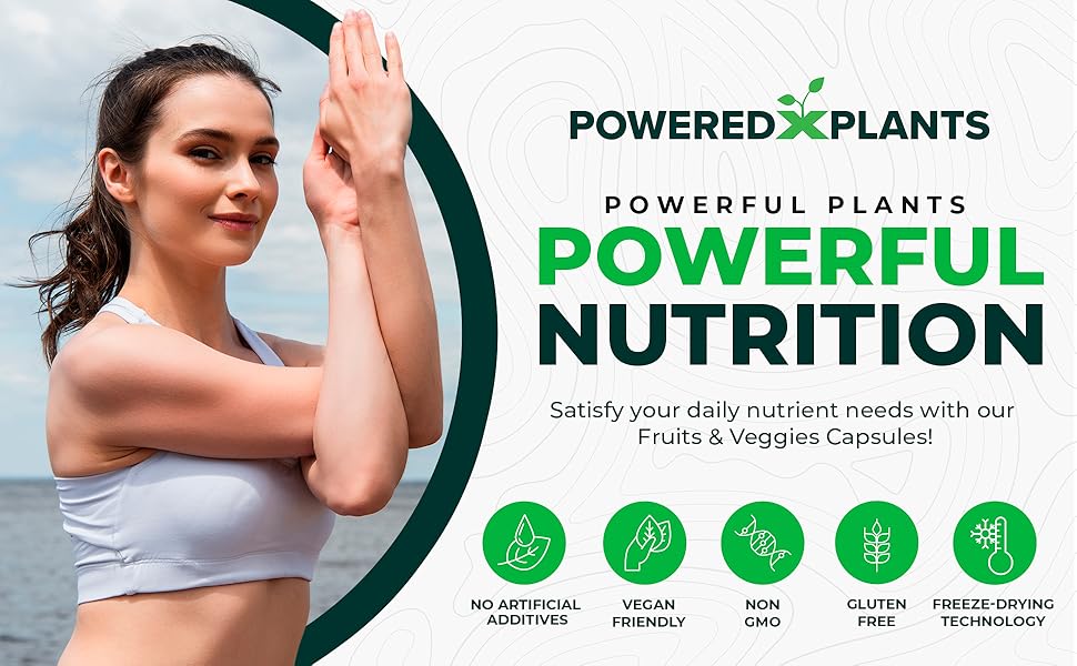 Revitalize your wellness with nature's natural goodness thanks to our fruits & veggies capsules.
