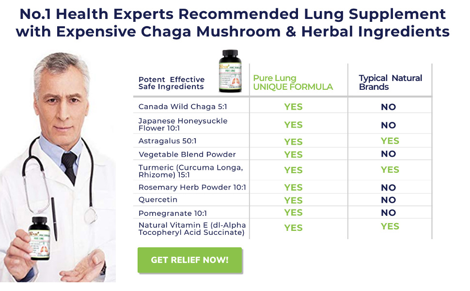 Top Lung Support Supplement for Lung Cleanse and Detox, Respiratory Supplement, Immune System