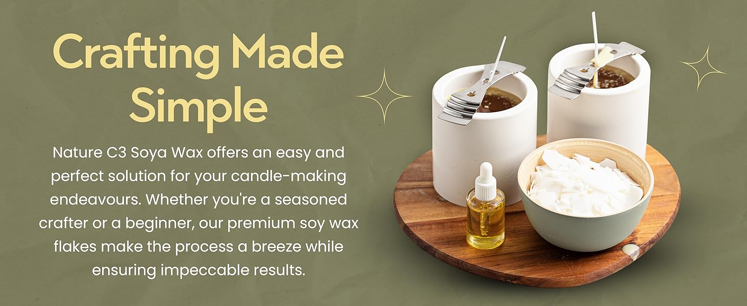 Freshskin Beauty LTD 1kg Soya Wax Flakes (1000g) Nature C3 Soya Wax