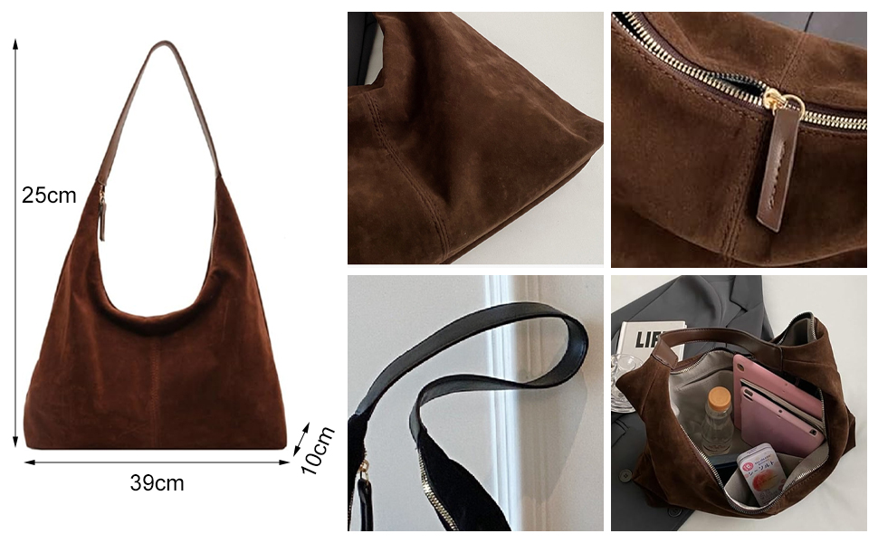 Suede Bag for Women