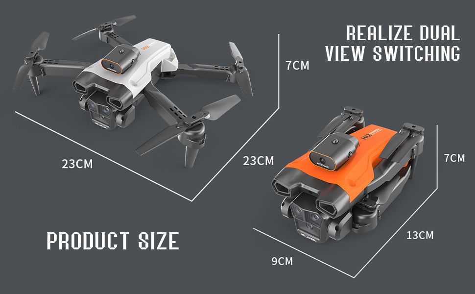 lanus triple camera 8k drone 2024