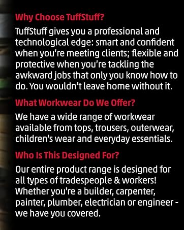 TuffStuff offers high performing, stylish workwear you can truly reply on