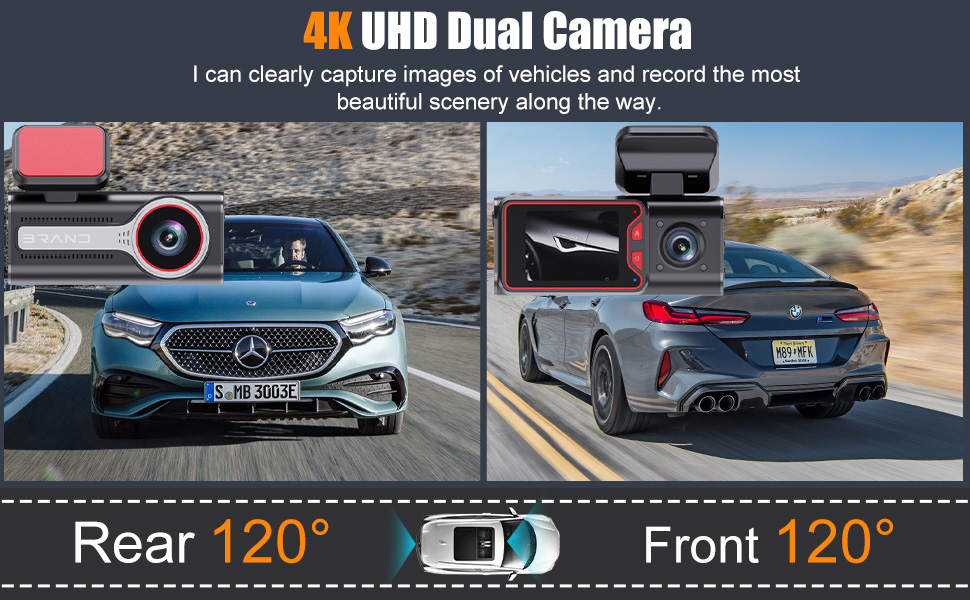 Dash Cam Front and Rear