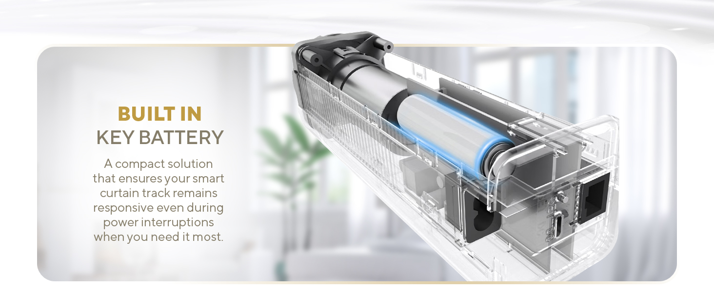 Quoya BL01 Beltless Smart Electric Curtain Track