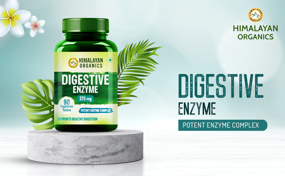 Buy Himalayan Organics Digestive Enzyme with Bromelain & Papain