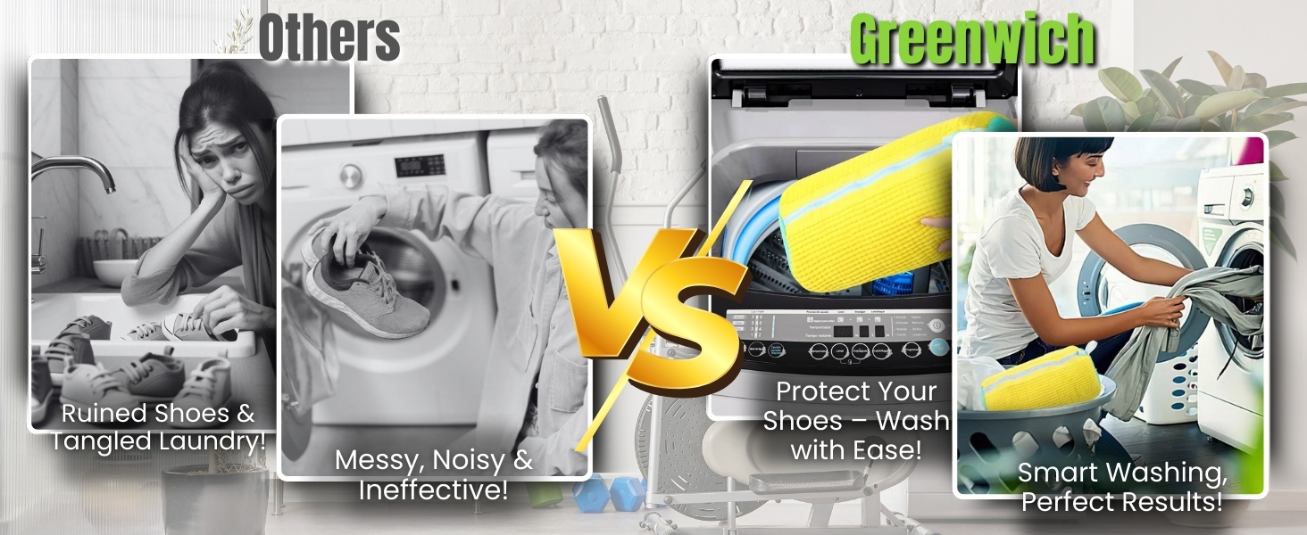 washing machine, shoe cleaner, washer and dryer, mesh laundry bags