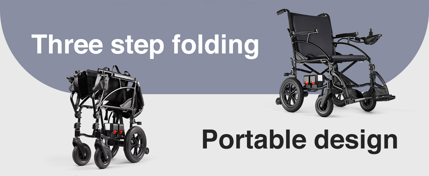 Three Step Folding and Portable Design