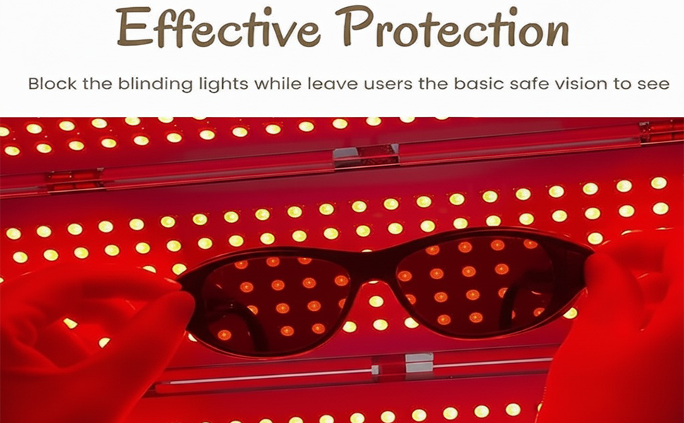 red light therapy glasses