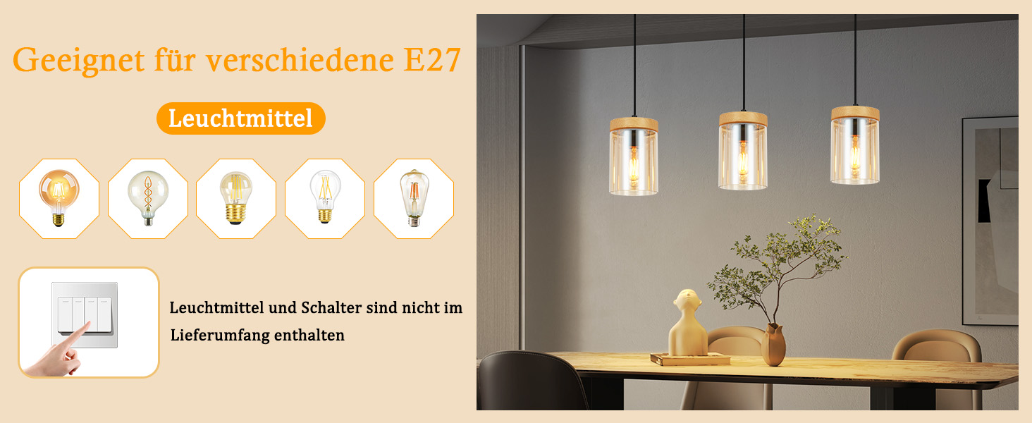 pendellampe e27