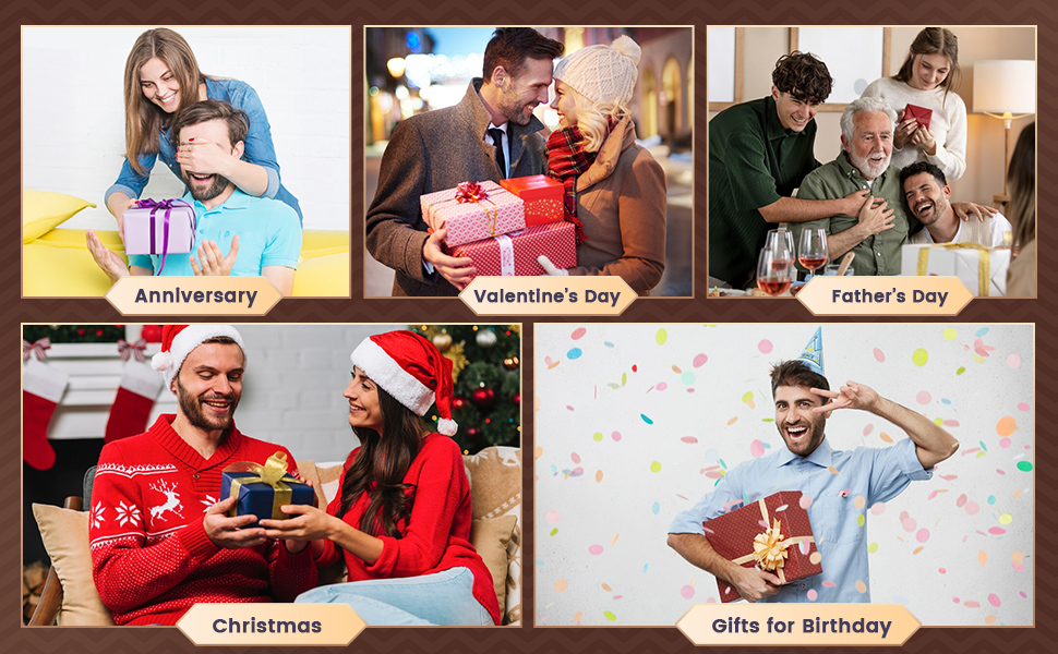gifts for Christmas Birthday Father's Day Valentine's Day Anniversary men husband dad father friends