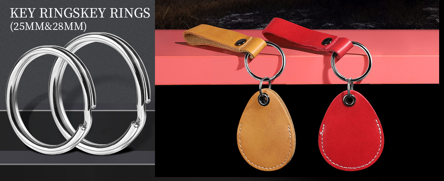 25mm&28mm Key Rings