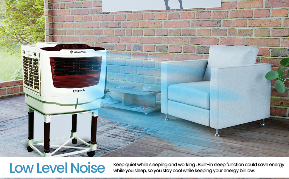 Novamax Estina 45L Portable Window Air Cooler for Home/Office with Anti