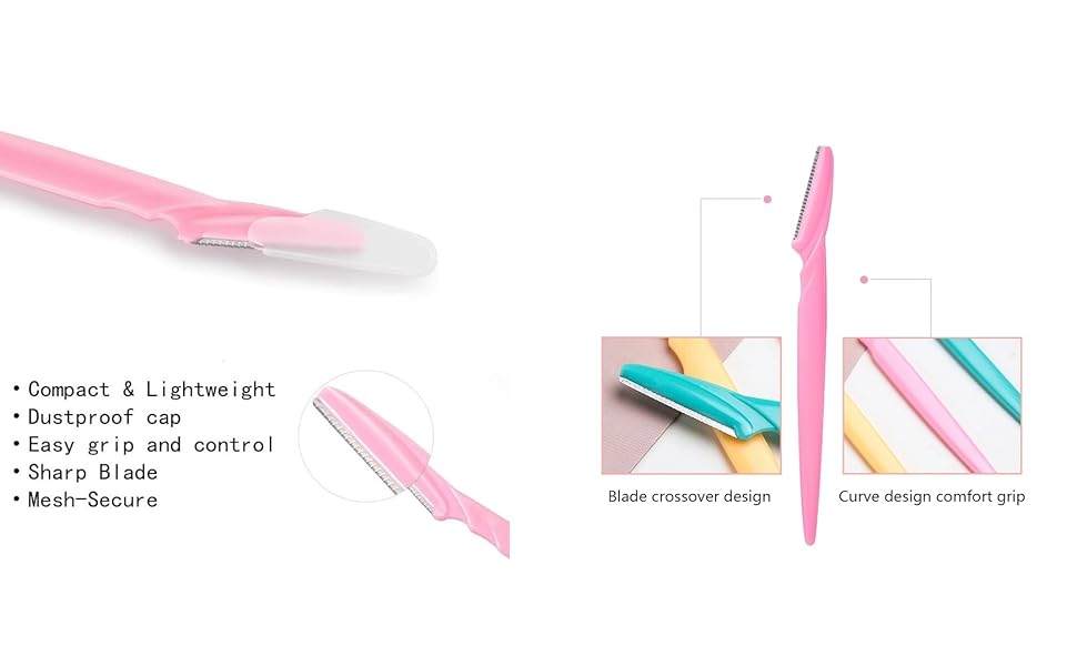 Aegon Face Razor Women Facial Hair Eyebrow Painless Removal for Women