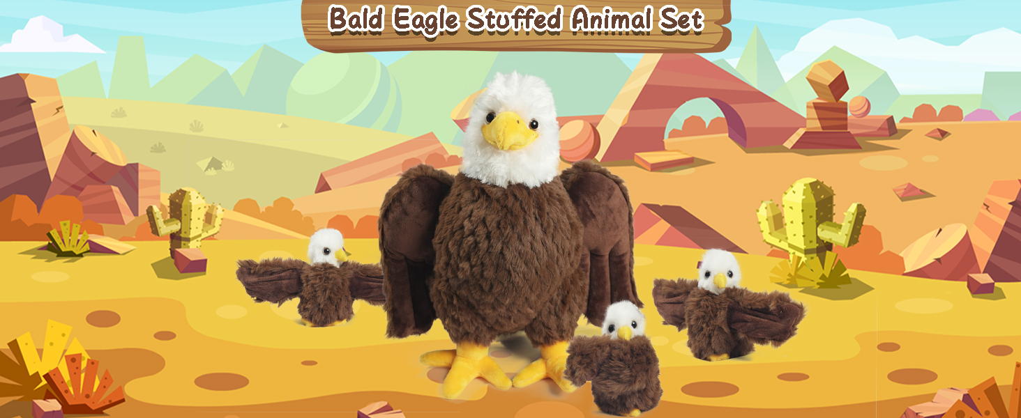 bald eagle stuffed animal
