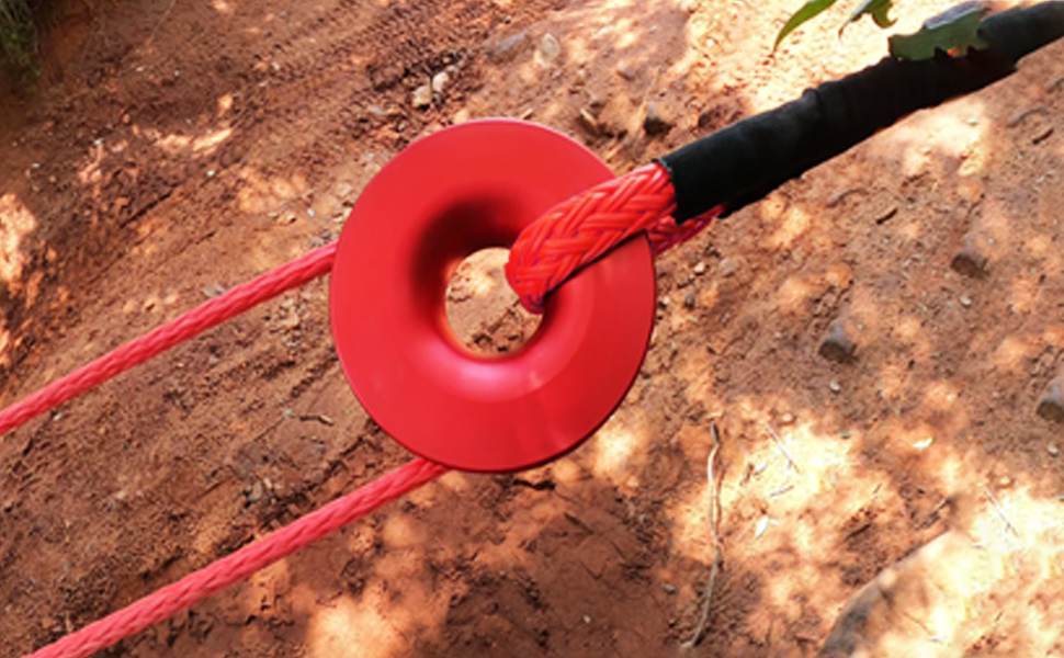 Soft Shackle & Recovery Ring Kit，1/2" X 24" Soft Shackle