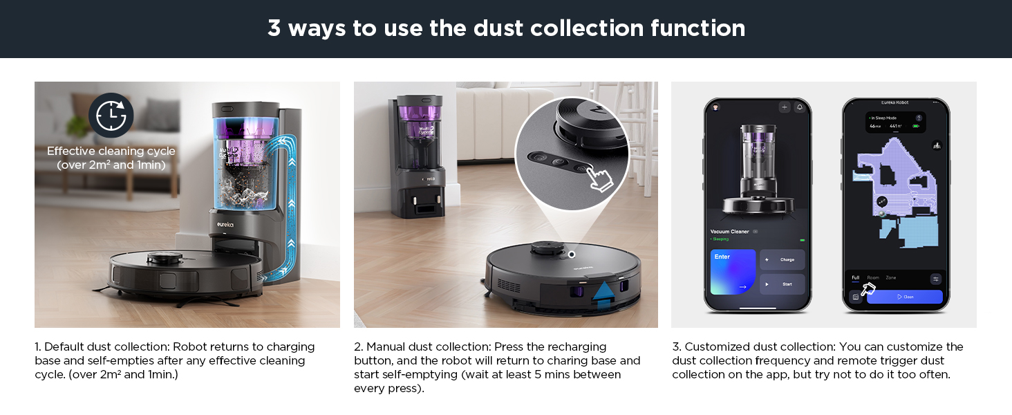 3 ways to use the dust collection function