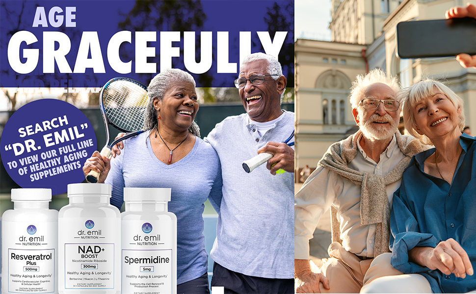 Supplement for Longevity, Healthy Aging & Cellular Regeneration - NAD Supplement with with Berberine