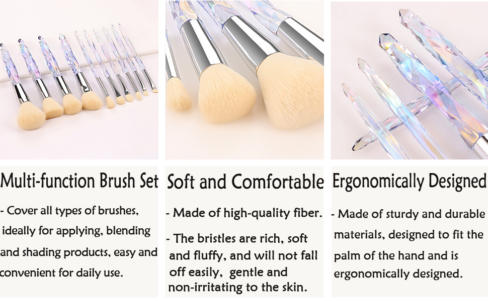 Cosmetics Brushes Foundation Concealer Powder Face Eye Make up Brushes Kit