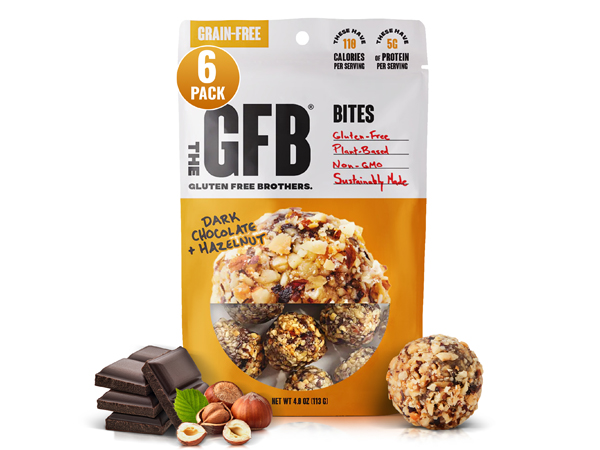 Dark Chocolate Hazelnut Bites