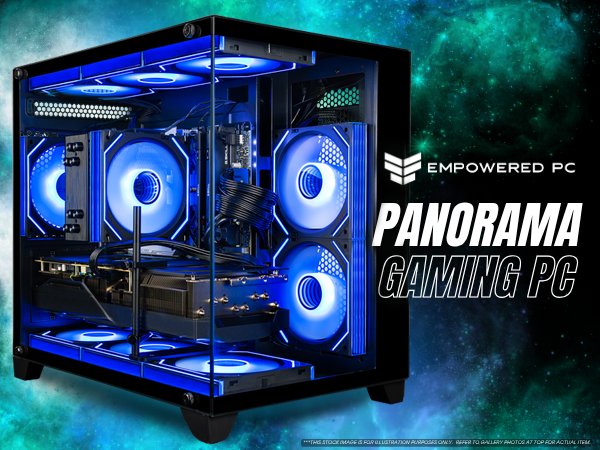 Amazon.com: Panorama RTX 5070TI Gaming PC Desktop - AMD Ryzen 7