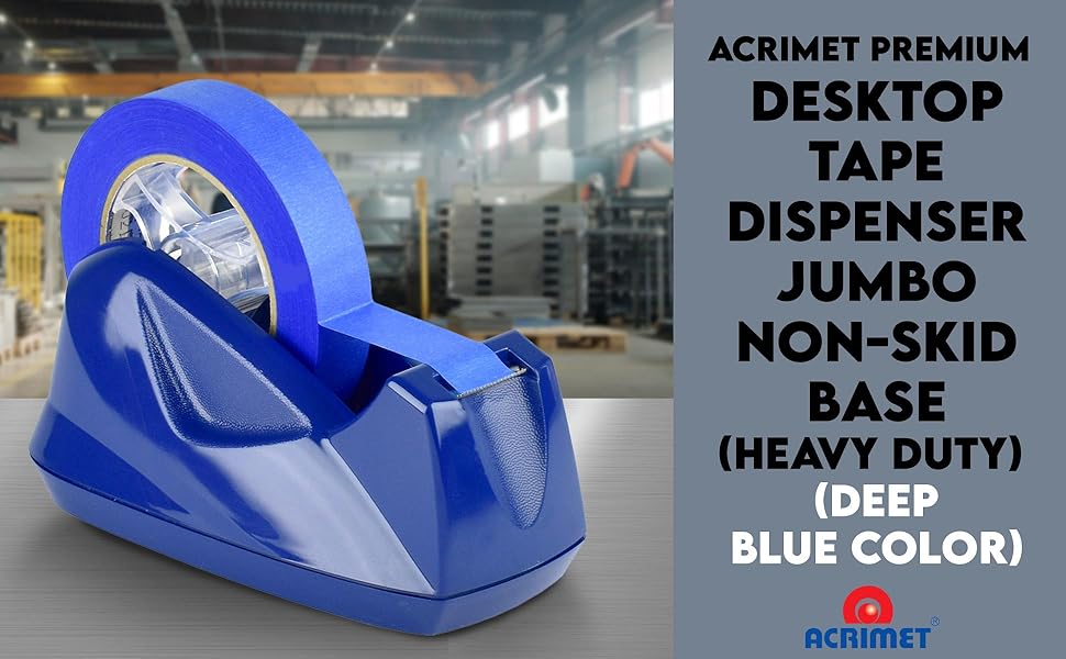 Acrimet Premium Desktop Tape Dispenser Jumbo NonSkid Base