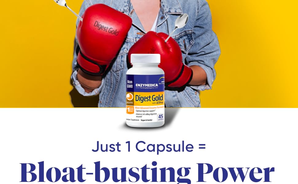 ENZYMEDICA Digest Gold (240 Capsules) Verdauungsenzyme zum stärken