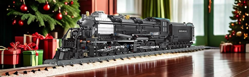 Amazon.com: GODIYTOPPY BIGBOY Steam Train Building Kit and