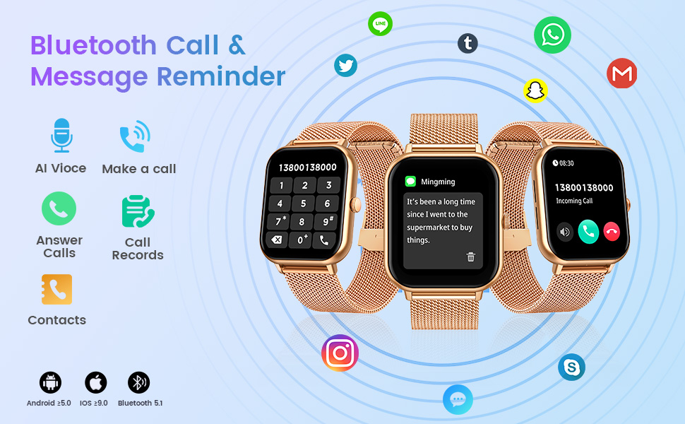 Relogio Smartwatch Feminino