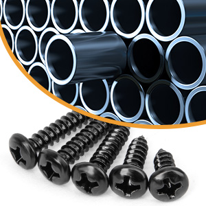 black stainless steel screws