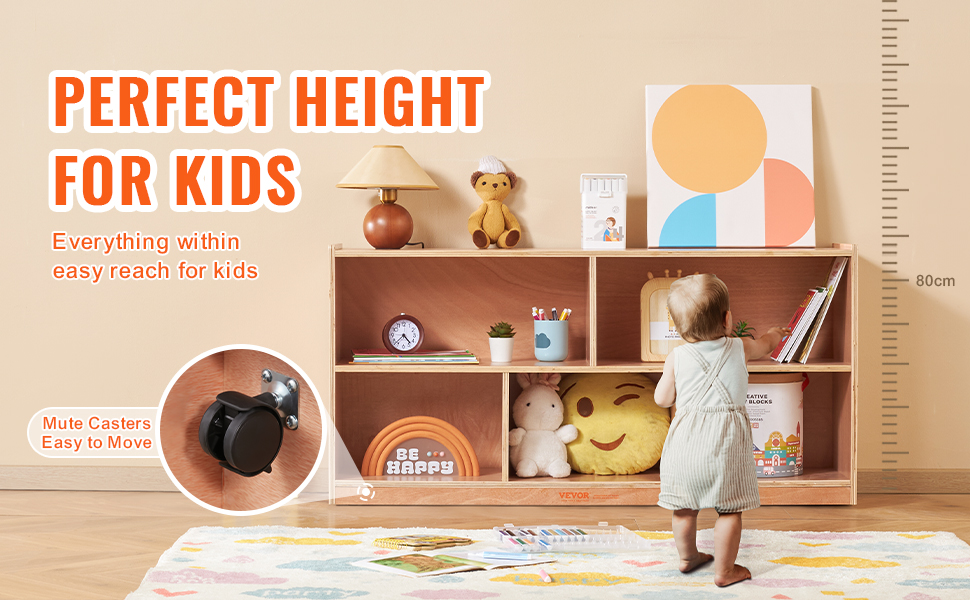 VEVOR Cubby Mobile Tray Storage Cubby Storage